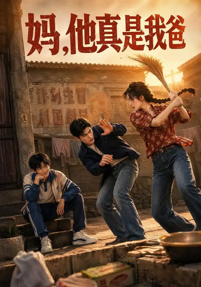 《妈，他真是我爸（65集）（夸克网盘）》短剧封面