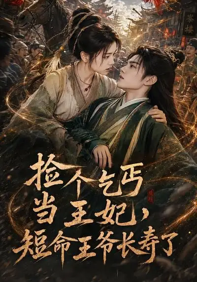 《捡个乞丐当王妃,短命王爷长寿了(45集)(夸克网盘)》短剧封面