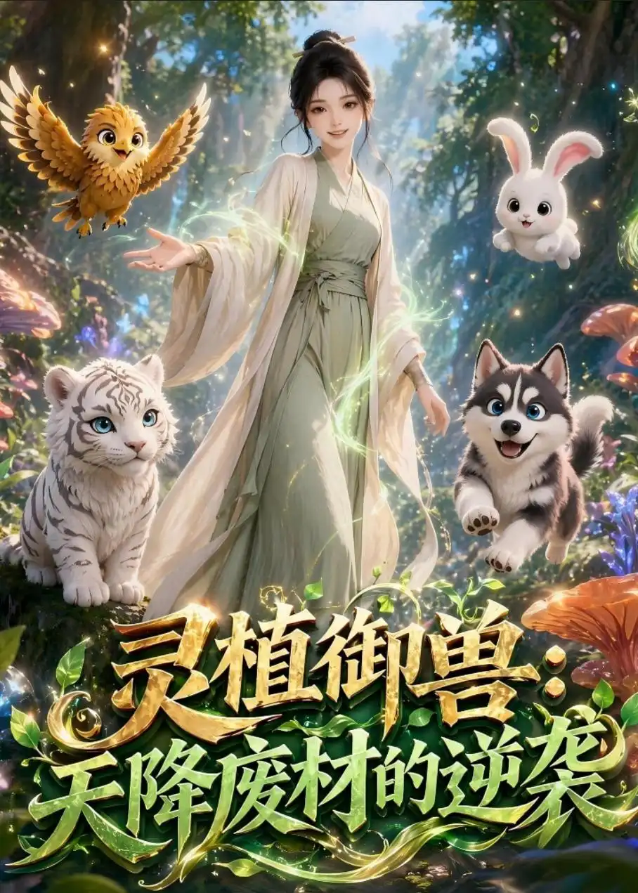 《灵植御兽：天降废材的逆袭（55集）（夸克网盘）》短剧封面