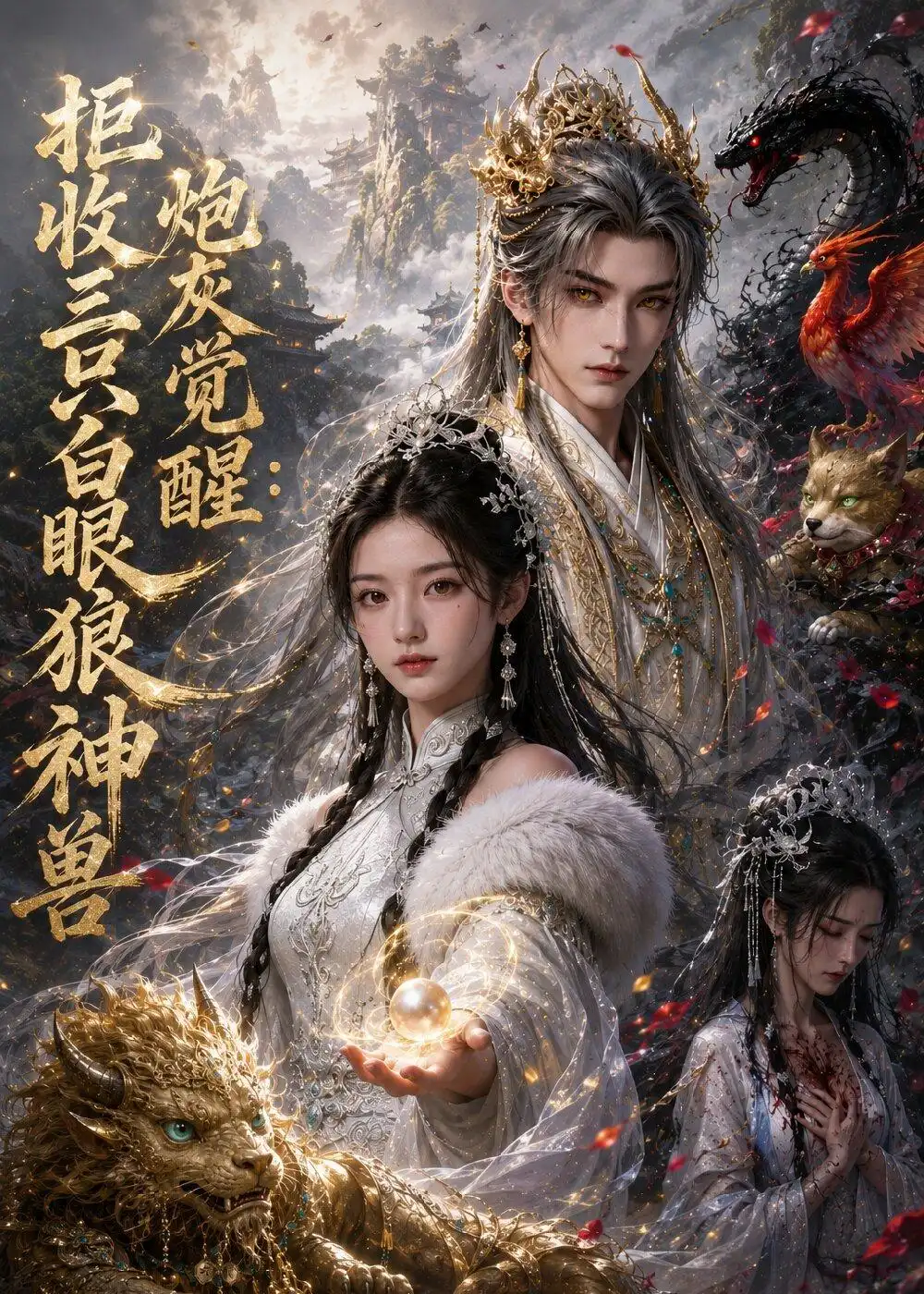 《炮灰觉醒：拒收三只白眼狼神兽（64集）（夸克网盘）》短剧封面