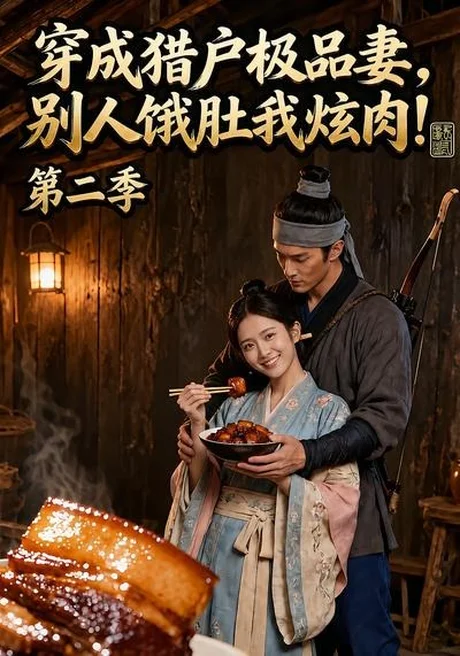 《穿成猎户极品妻，别人饿肚我炫肉！第二季（39集）（百度网盘）》短剧封面