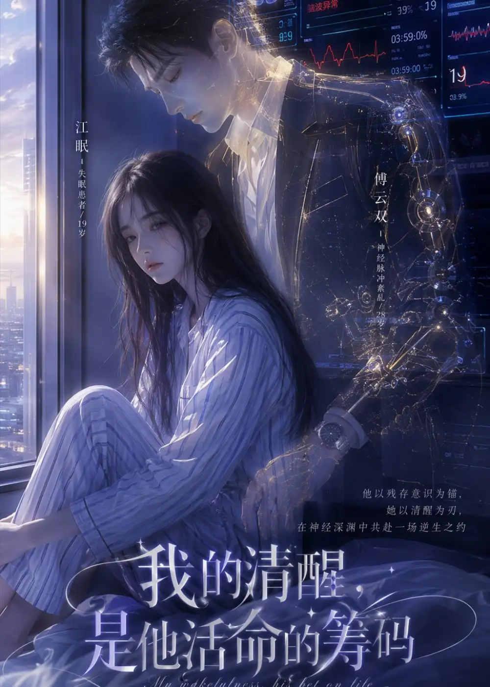 《我的清醒，是他活命的筹码（37集）（夸克网盘）》短剧封面