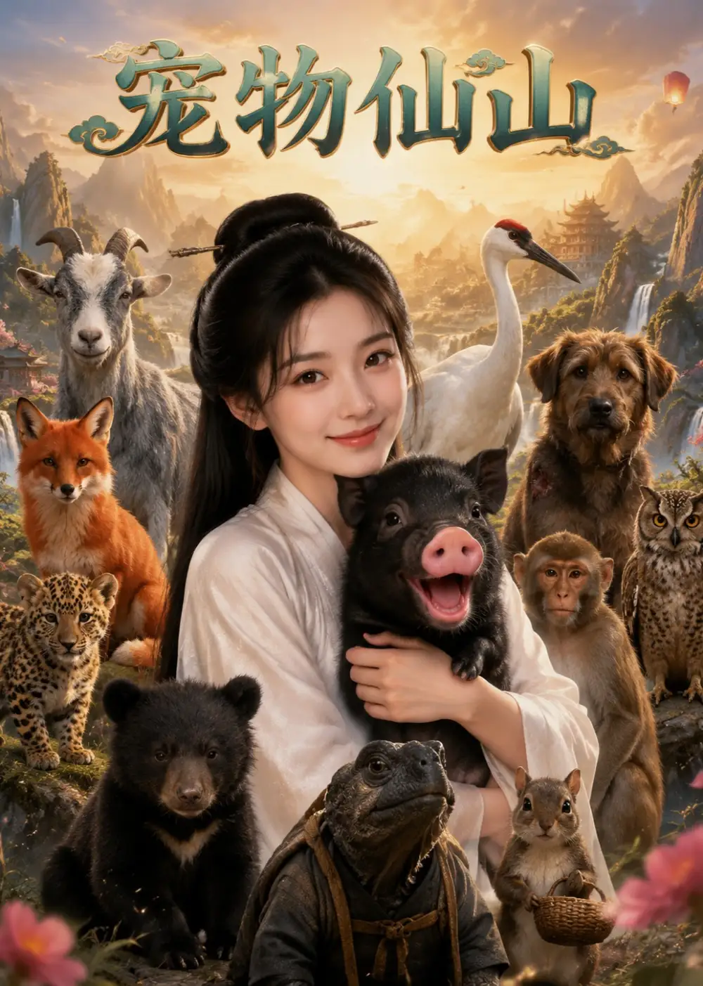 《宠物仙山第二季（8集）AI短剧 (2026)》短剧封面