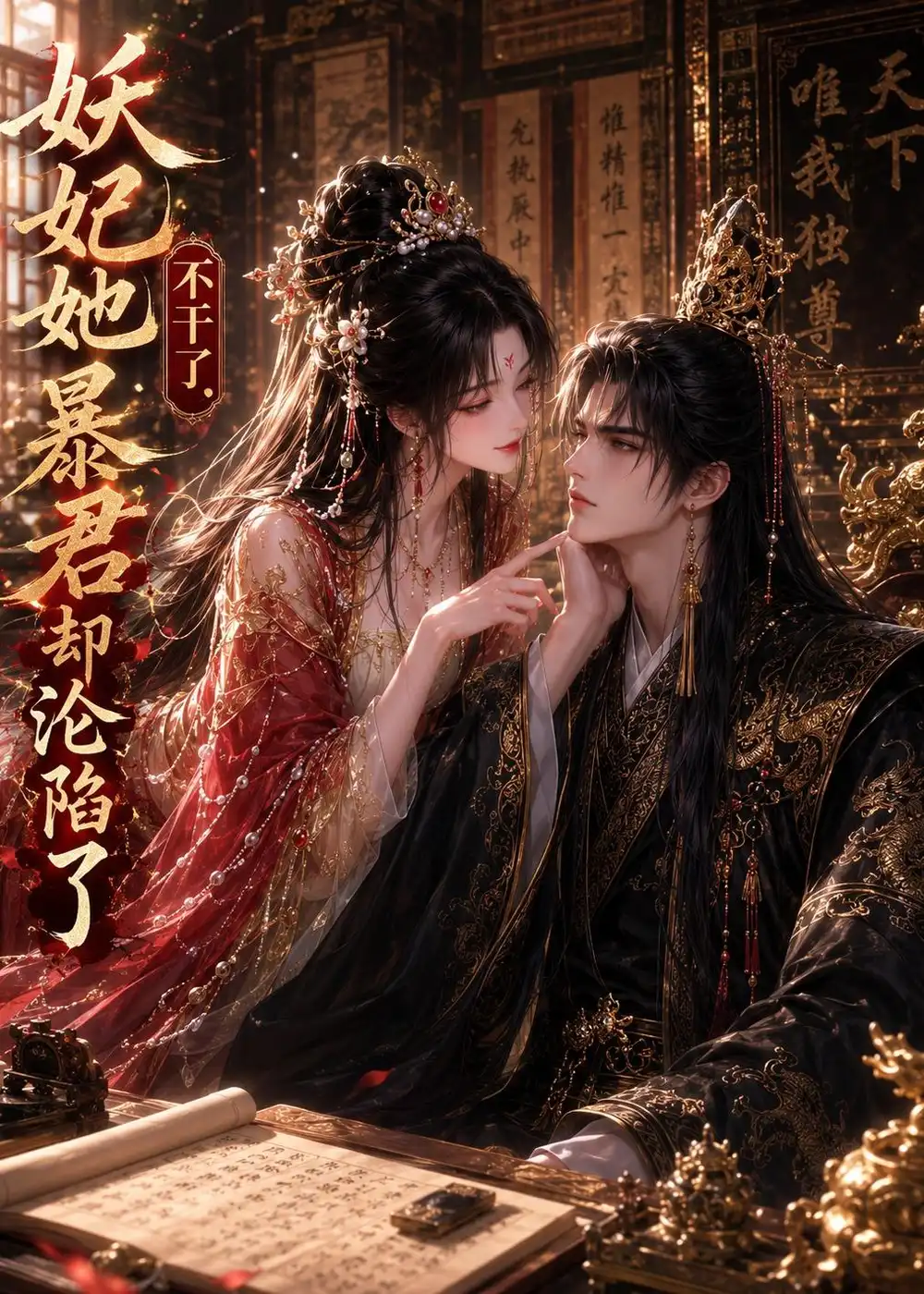《妖妃她不干了，暴君却沦陷了（25集）》短剧封面