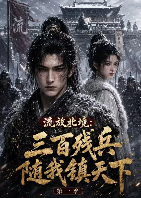 《流放北境：三百残兵随我镇天下（74集）AI短剧（百度网盘）》短剧封面