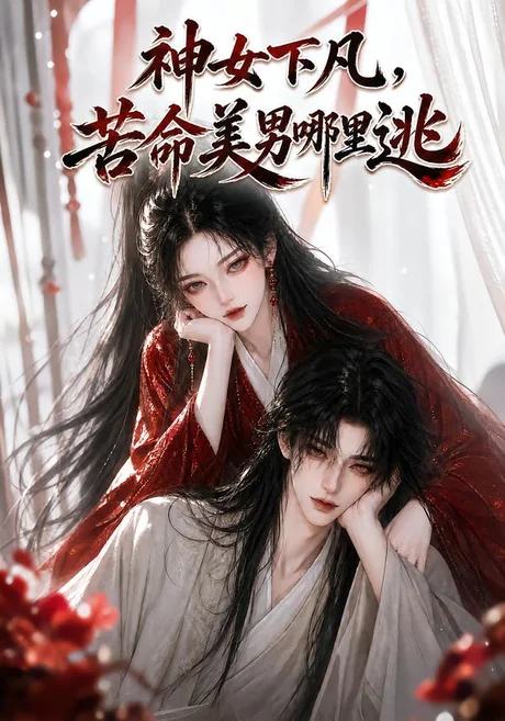 《神女下凡，苦命美男哪里逃（212集）（夸克网盘）》短剧封面