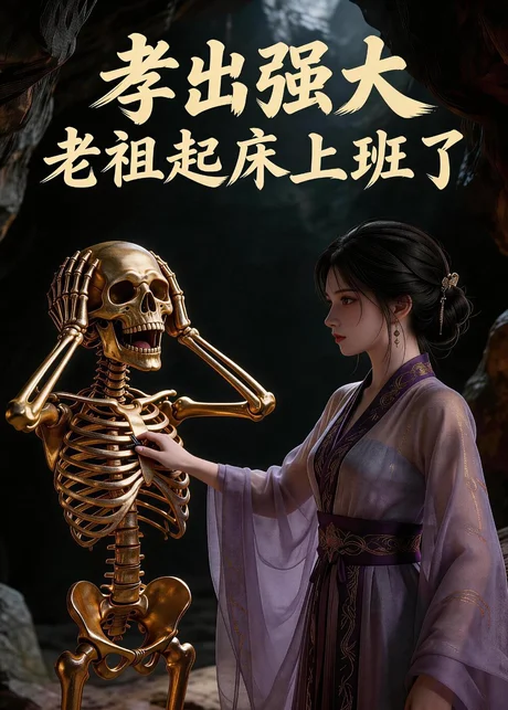 《孝出强大老祖起床上班了（28集）动漫（百度网盘）》短剧封面