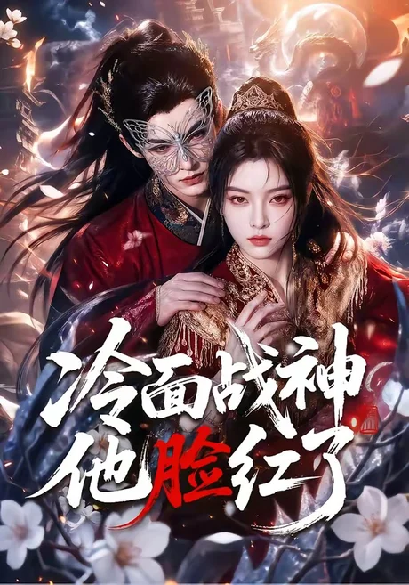 《冷面战神他脸红了(100集)(夸克网盘)》短剧封面