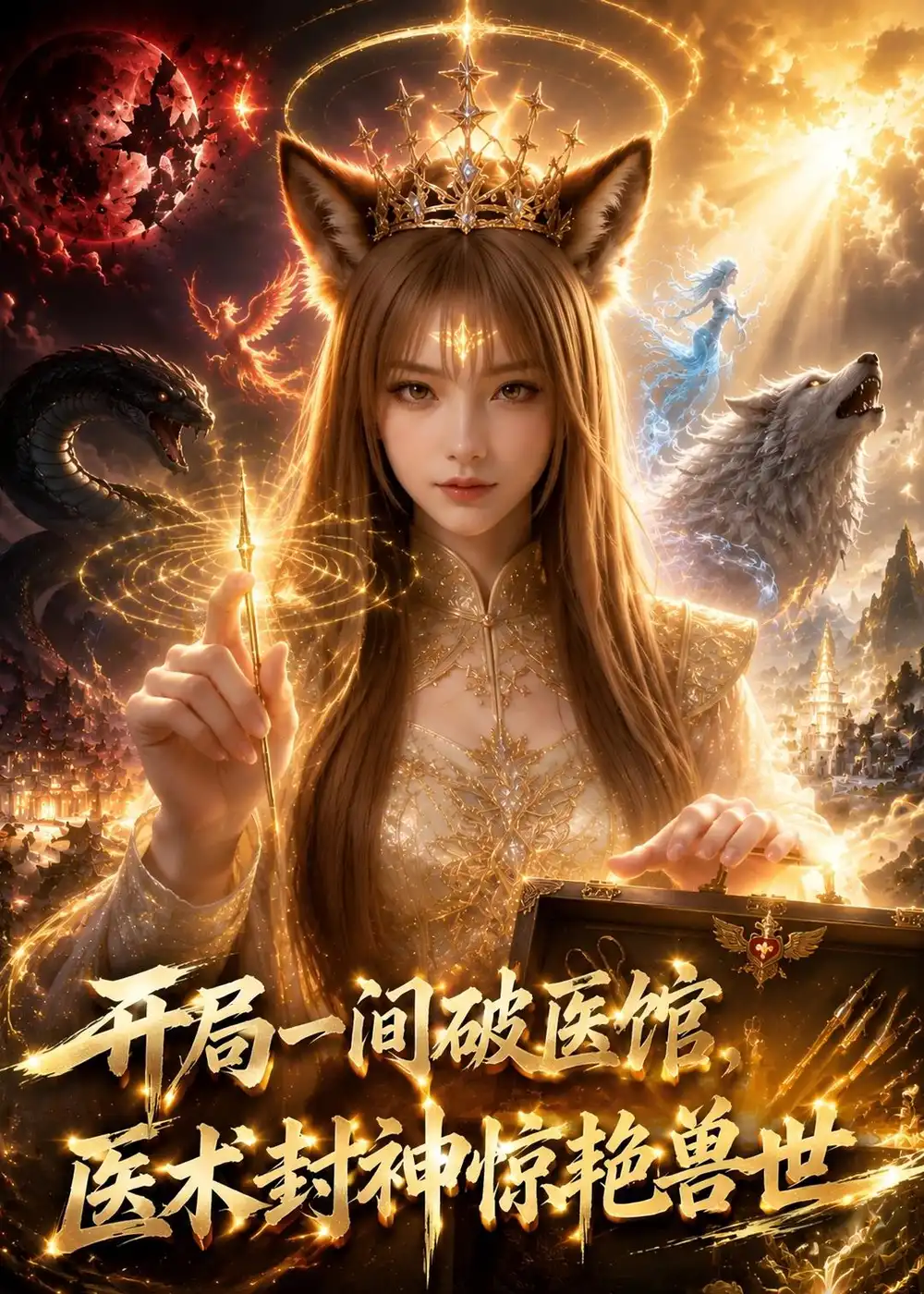 《开局一间破医馆，医术封神惊艳兽世（81集）（夸克网盘）》短剧封面