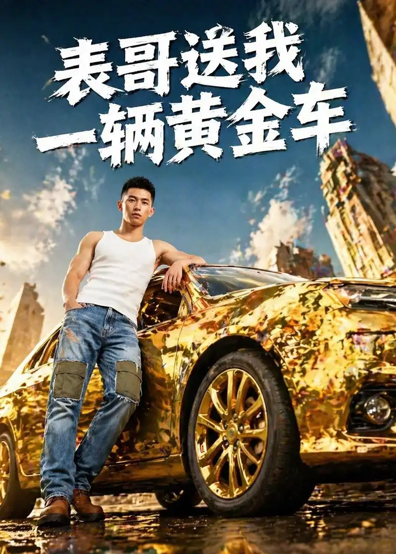 《表哥送我一辆黄金车(56集)》短剧封面