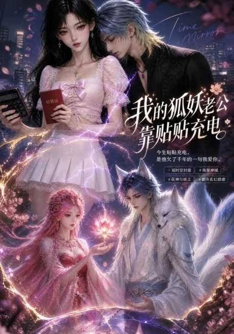 《我的狐妖老公靠贴贴充电(66集)(夸克网盘)》短剧封面