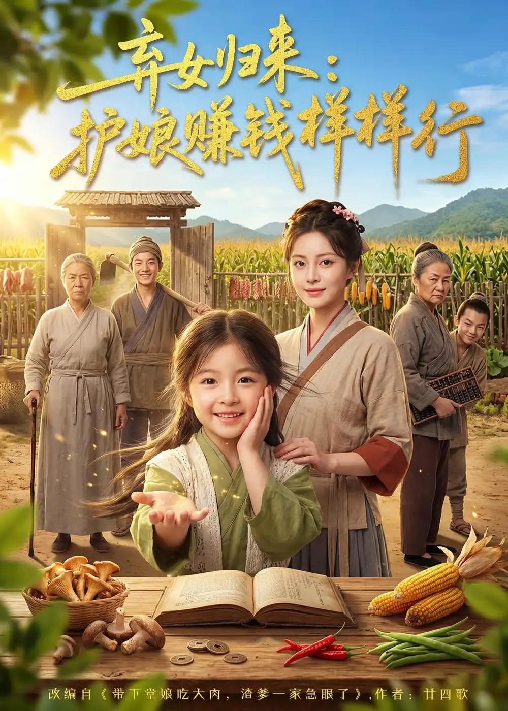 《弃女归来：护娘赚钱样样行（83集）AI短剧》短剧封面