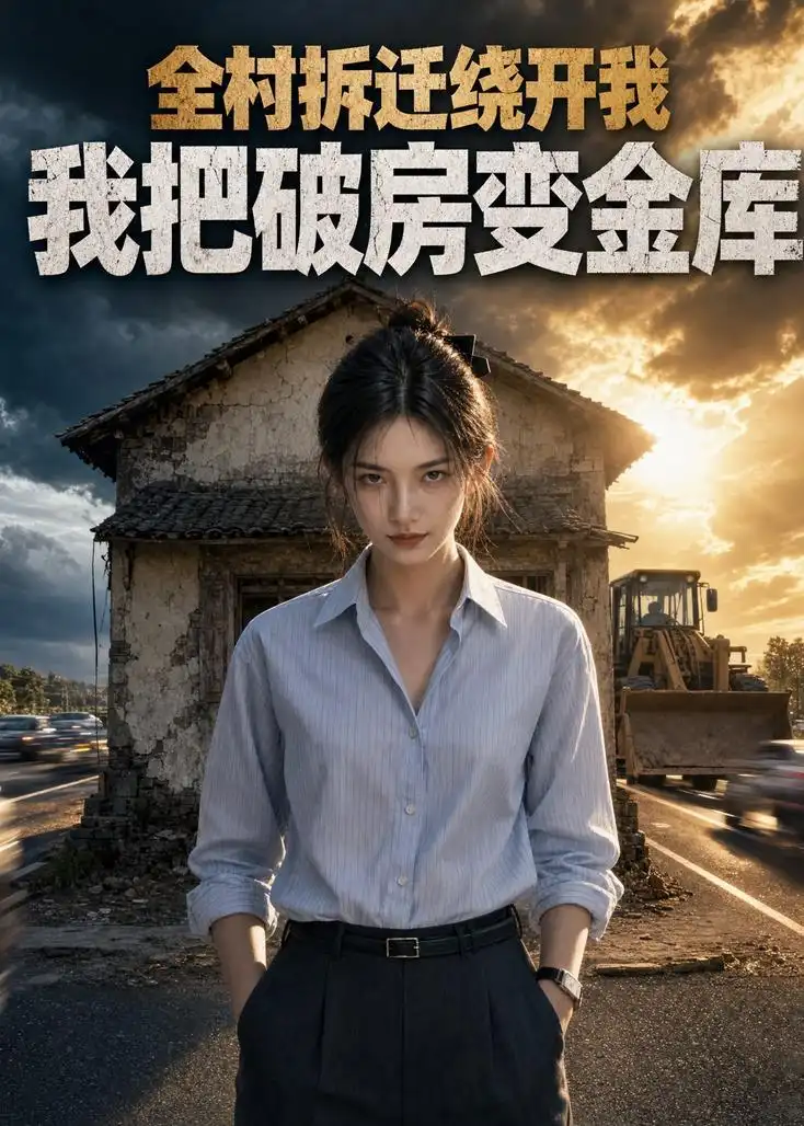 《全村拆迁绕开我,我把破房变金库(38集)AI短剧 (2026)》短剧封面