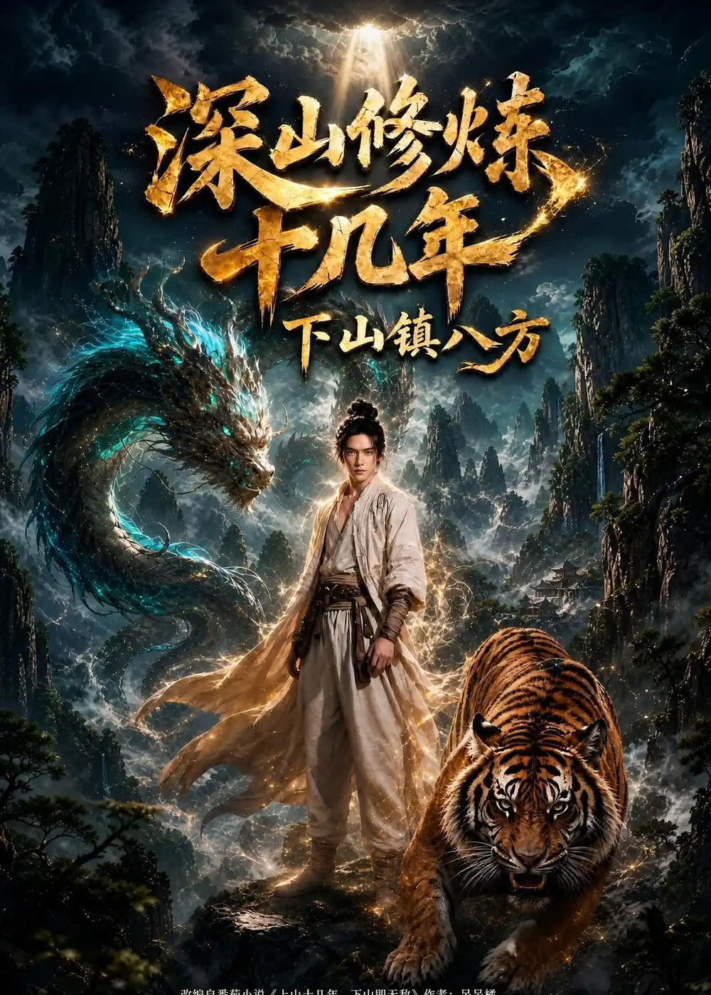 《深山修炼十几年下山镇八方（74集）AI短剧（夸克网盘）》短剧封面