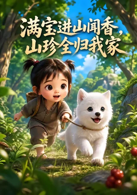 《满宝进山闻香,山珍全归我家(105集)(夸克网盘)》短剧封面