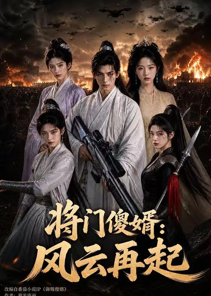 《将门傻婿：风云再起（79集）AI短剧（夸克网盘）》短剧封面