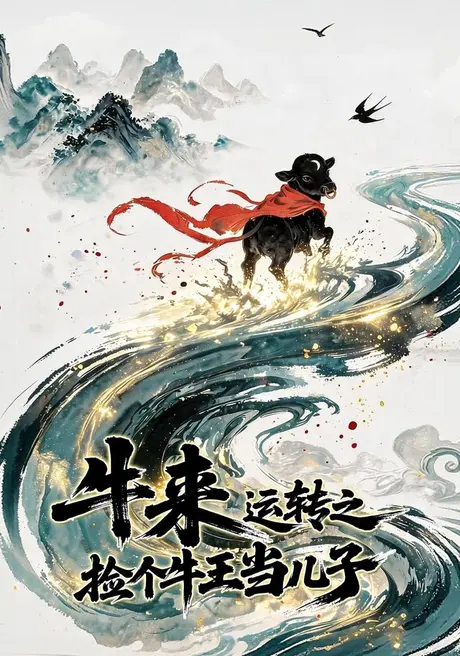 《牛来运转之捡个牛王当儿子（47集）陈琳煜＆杜帅（夸克网盘）》短剧封面