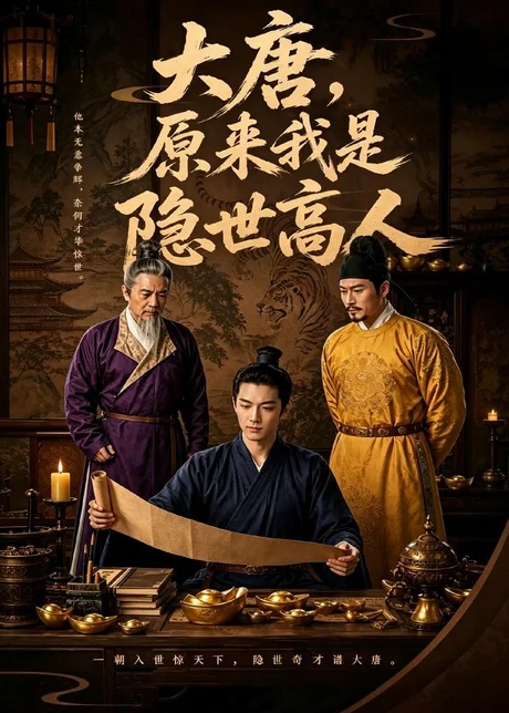 《大唐，原来我是隐世高人（59集）AI短剧（百度网盘）》短剧封面