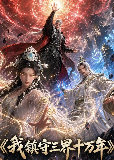 《我镇守三界十万年（48集）Ai短剧（百度网盘）》短剧封面