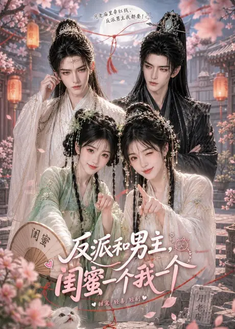 《反派和男主，闺蜜一个我一个（78集）（百度网盘）》短剧封面