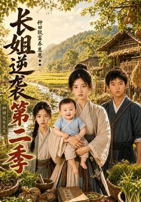 《长姐逆袭：种田致富养崽崽第二季（59集）（百度网盘）》短剧封面