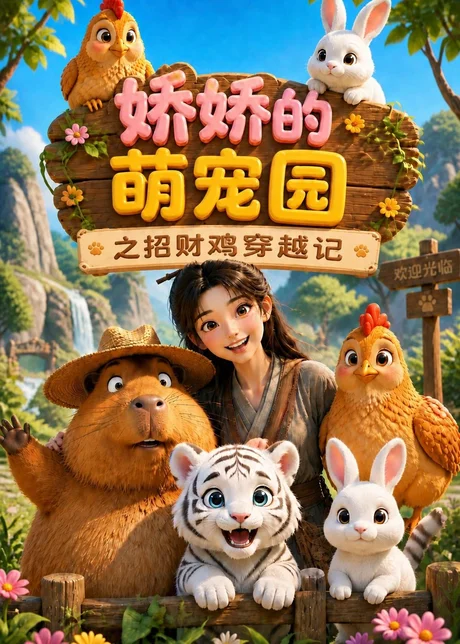 《娇娇的萌宠园之招财鸡穿越记（52集）（百度网盘）》短剧封面