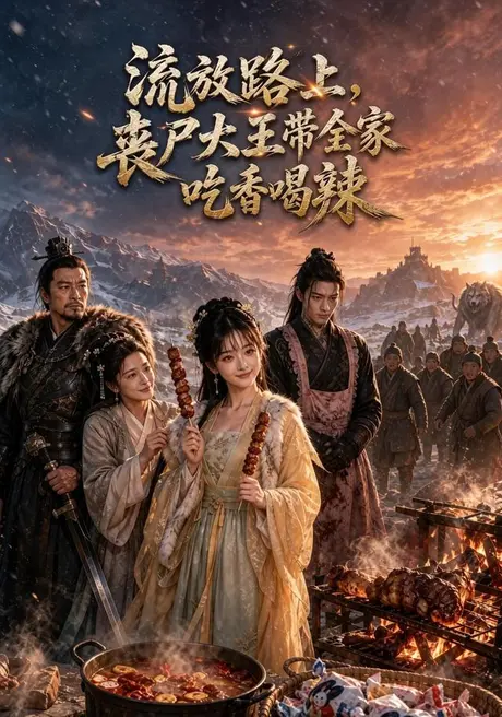 《流放路上，丧尸大王带全家吃香喝辣（80集）AI短剧 (2026)》短剧封面