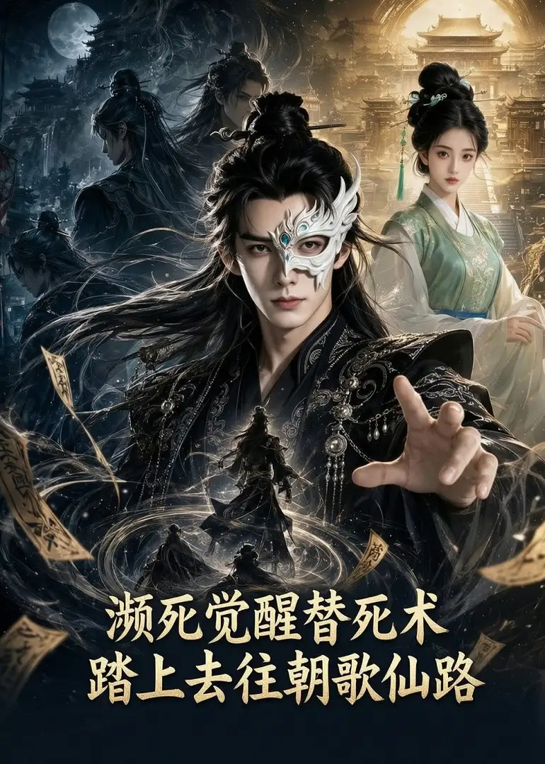 《濒死觉醒替死术踏上去往朝歌仙路（77集）AI短剧 (2026)》短剧封面