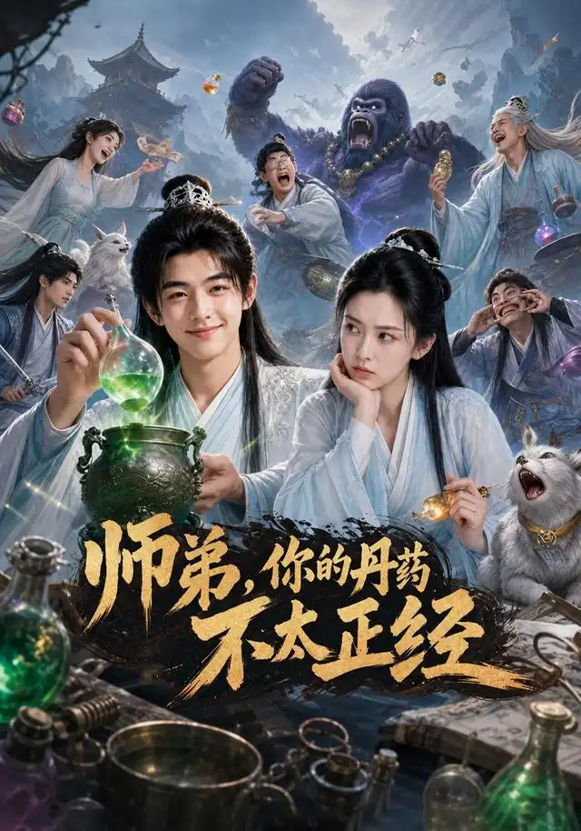 《师弟，你的丹药太不正经（61集）（夸克网盘）》短剧封面