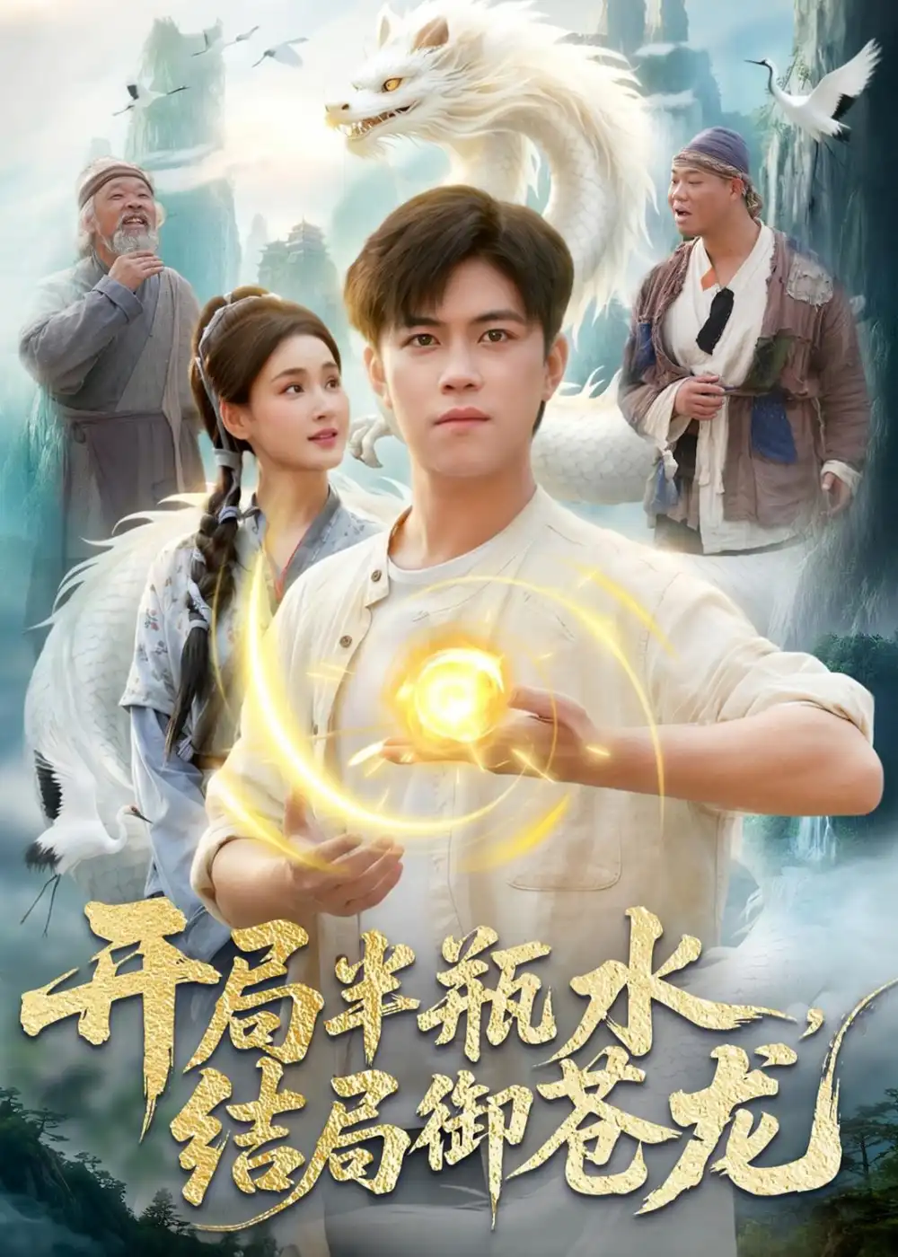 《开局半瓶水，结局御苍龙（90集）王依海＆理艺如（夸克网盘）》短剧封面