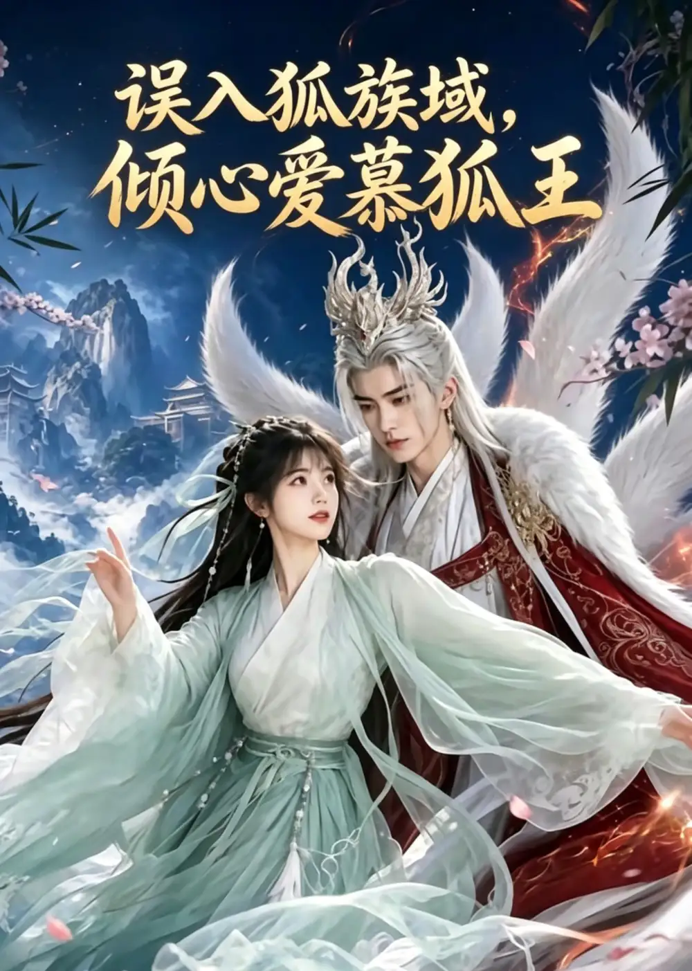 《误入狐族域，倾心爱慕狐王（51集）（夸克网盘）》短剧封面