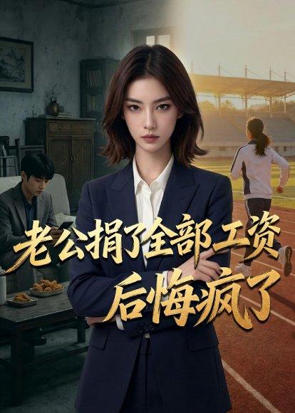 老公捐了全部工资后悔疯了（55集）AI短剧（百度网盘）封面