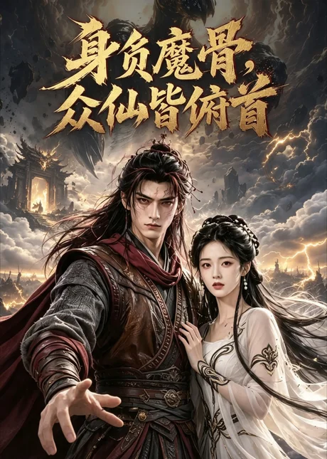 《身负魔骨，众仙皆俯首（53集） AI短剧 (2026)》短剧封面
