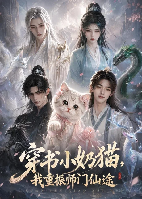 《穿书小奶猫，我重振师门仙途（63集）（百度网盘）》短剧封面