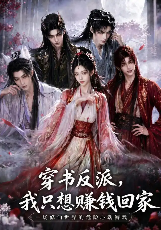 《穿书反派,我只想赚钱回家(60集)(夸克网盘)》短剧封面