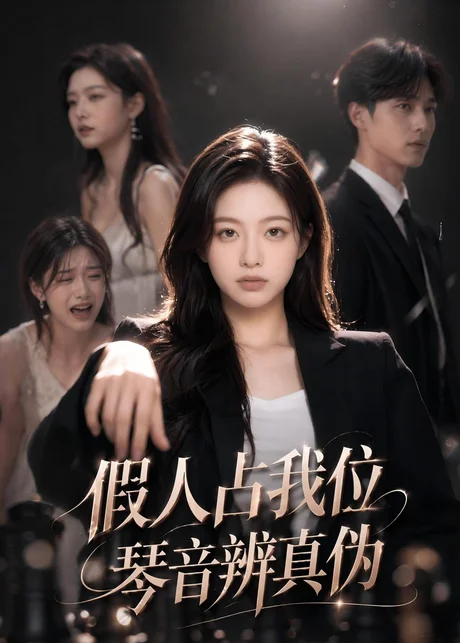 《假人占我位，琴音辨真伪（43集）AI短剧（百度网盘）》短剧封面