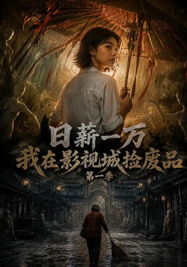 《日薪一万，我在影视城捡废品第一季（70集）（夸克网盘）》短剧封面