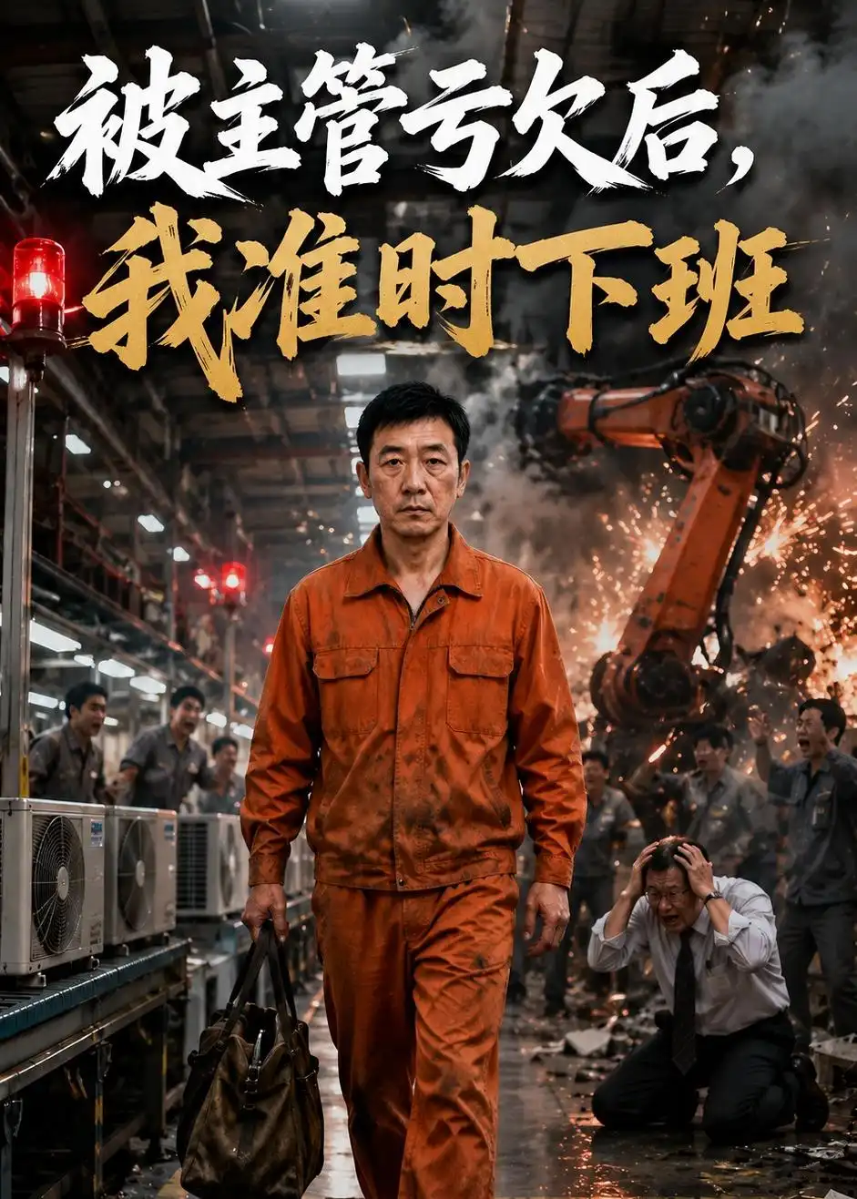 《被主管亏欠后，我准时下班（29集）AI短剧 (2026)》短剧封面