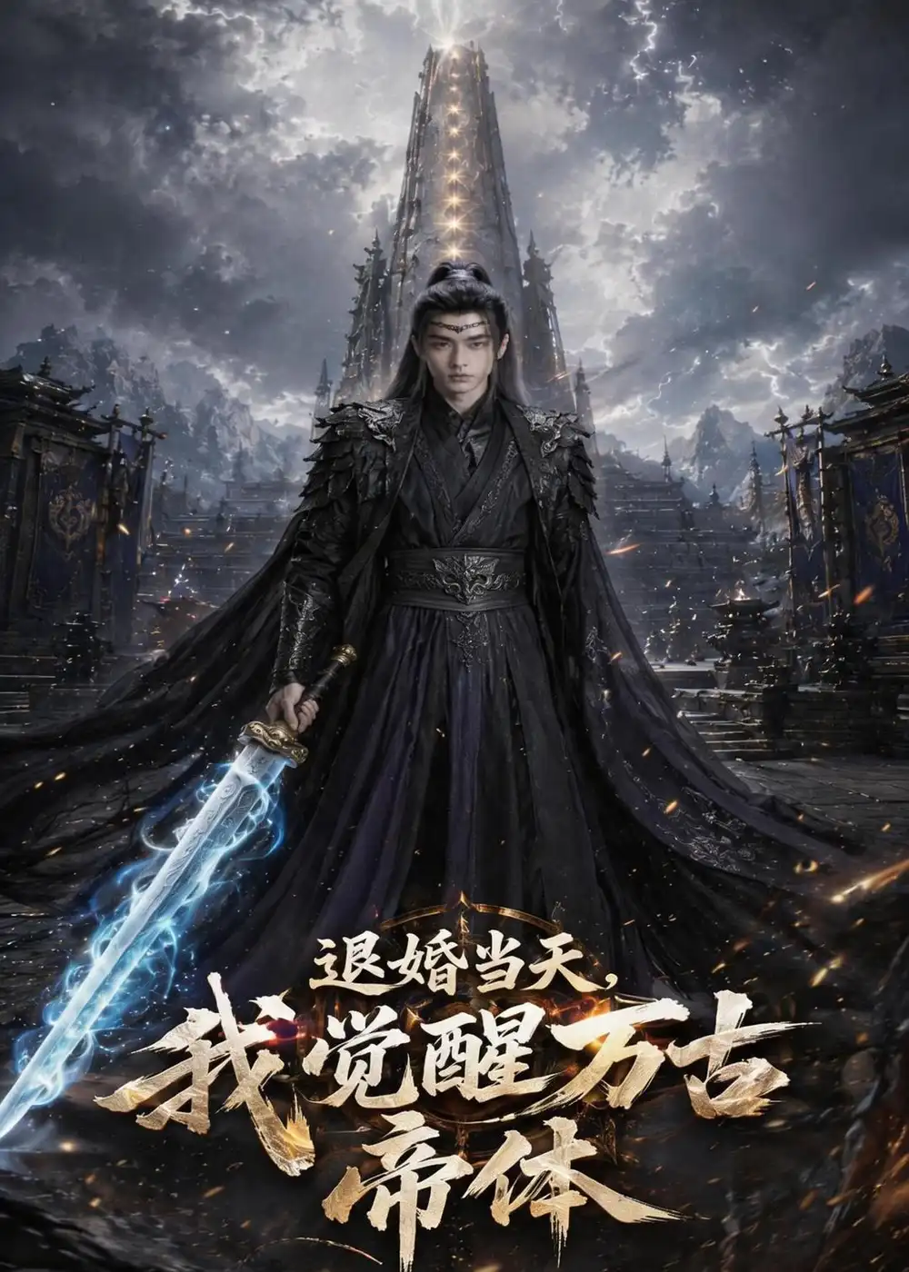 《退婚当天，我觉醒万古帝体（80集）AI短剧（夸克网盘）》短剧封面