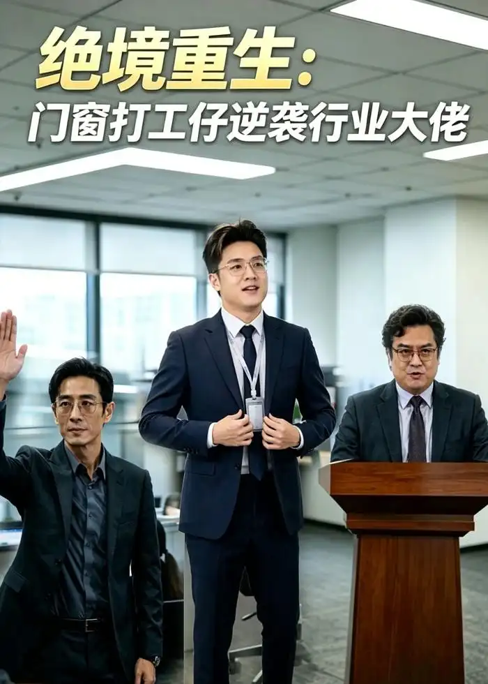 《绝境重生：门窗打工仔逆袭行业大佬（40集）AI短剧 (2026)》短剧封面