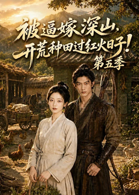 《被逼嫁深山，开荒种田过红火日子!第五季（50集）（百度网盘）》短剧封面