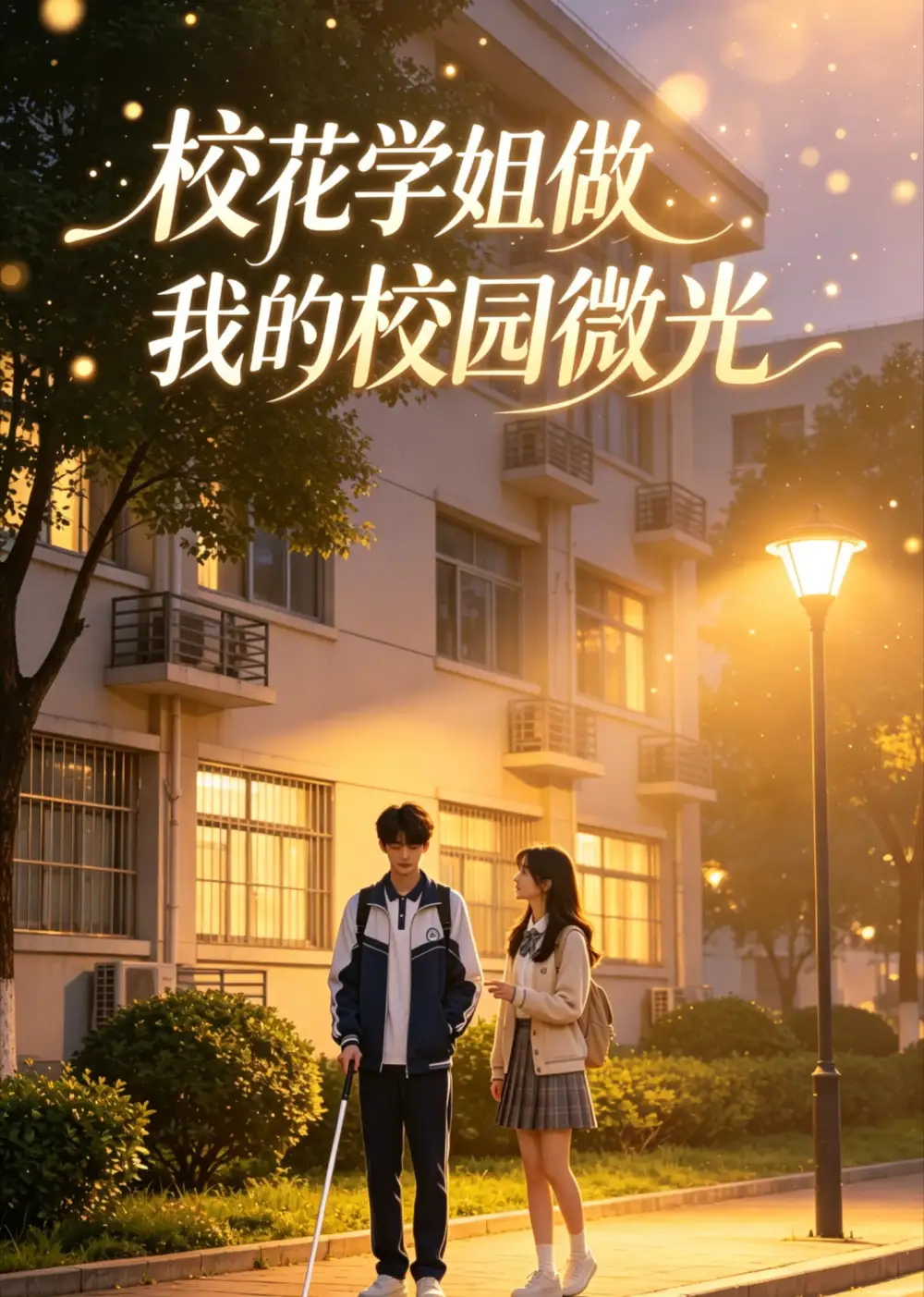 《校花学姐做我的校园微光(25集)AI短剧 (2026)》短剧封面