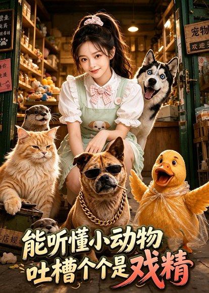 《能听懂小动物吐槽个个是戏精》短剧封面