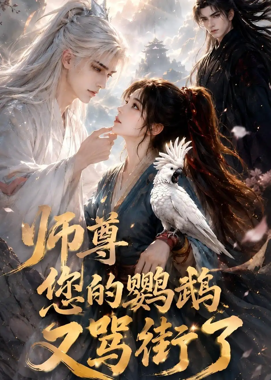 《师尊您的鹦鹉又骂街了(56集)(夸克网盘)》短剧封面