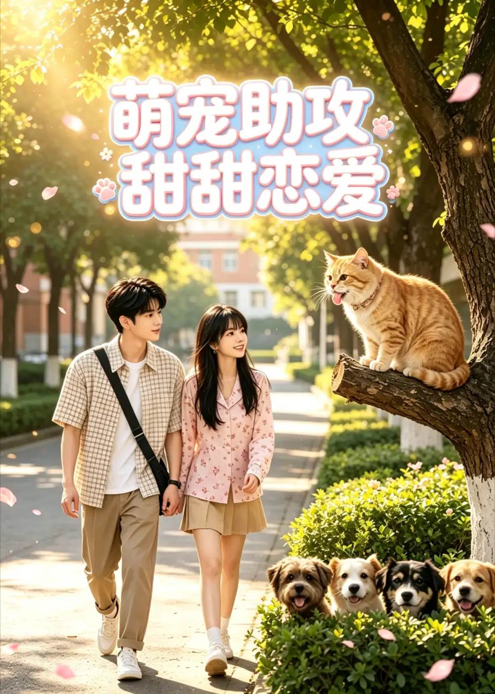 《萌宠助攻甜甜恋爱（30集）（夸克网盘）》短剧封面
