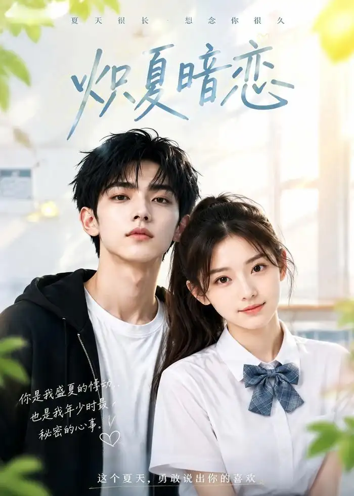 《炽夏暗恋（40集）（夸克网盘）》短剧封面