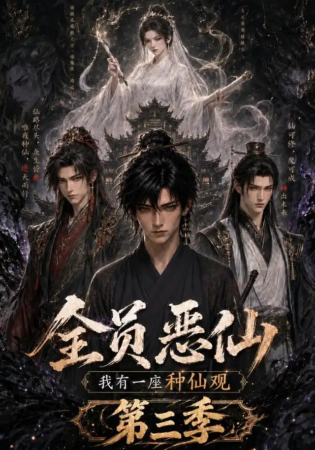 《全员恶仙：我有一座种仙观第三季（96集）（夸克网盘）》短剧封面