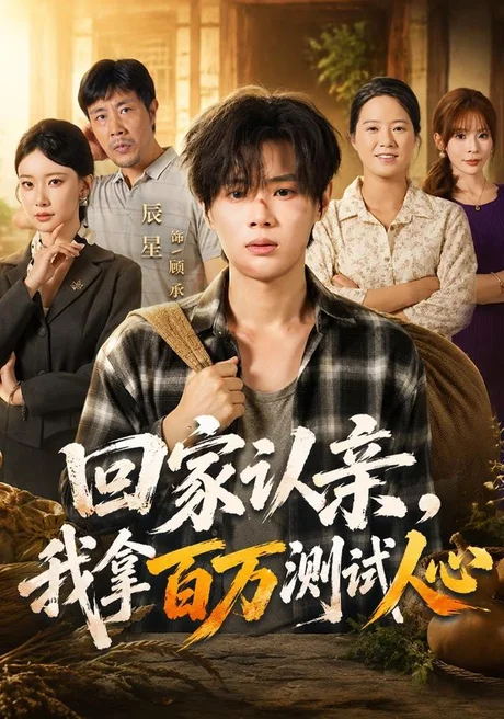 《回家认亲，我拿百万测试人心（81集）辰星＆尹晨攒（夸克网盘）》短剧封面