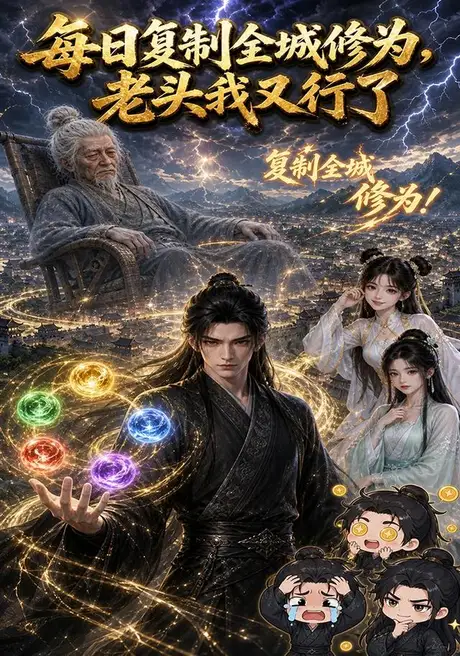 《每日复制全城修为，老头我又行了（189集）（百度网盘）》短剧封面