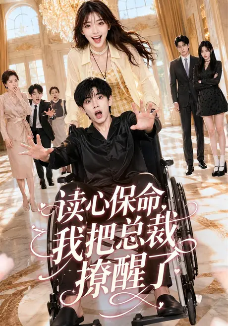 《读心保命,我把总裁撩醒了(45集)(夸克网盘)》短剧封面
